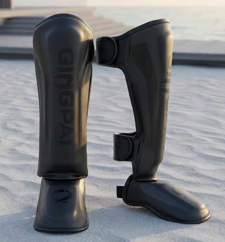 【FOX BOXING】Velocity Shin Guards Pure Black