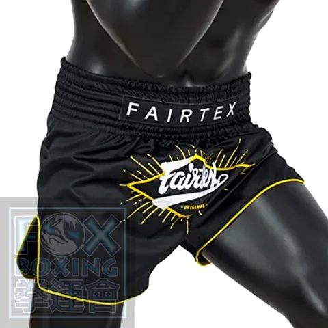 【FOX BOXING】FAIRTEX Muay Thai Shorts BS1903 "FOCUS" Black