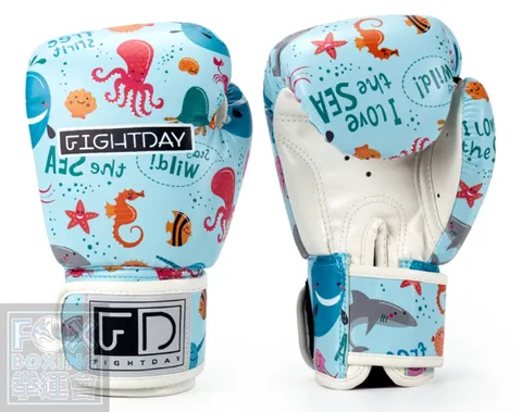 【FOX BOXING】 FIGHTDAY Kids Boxing Gloves Ocean world