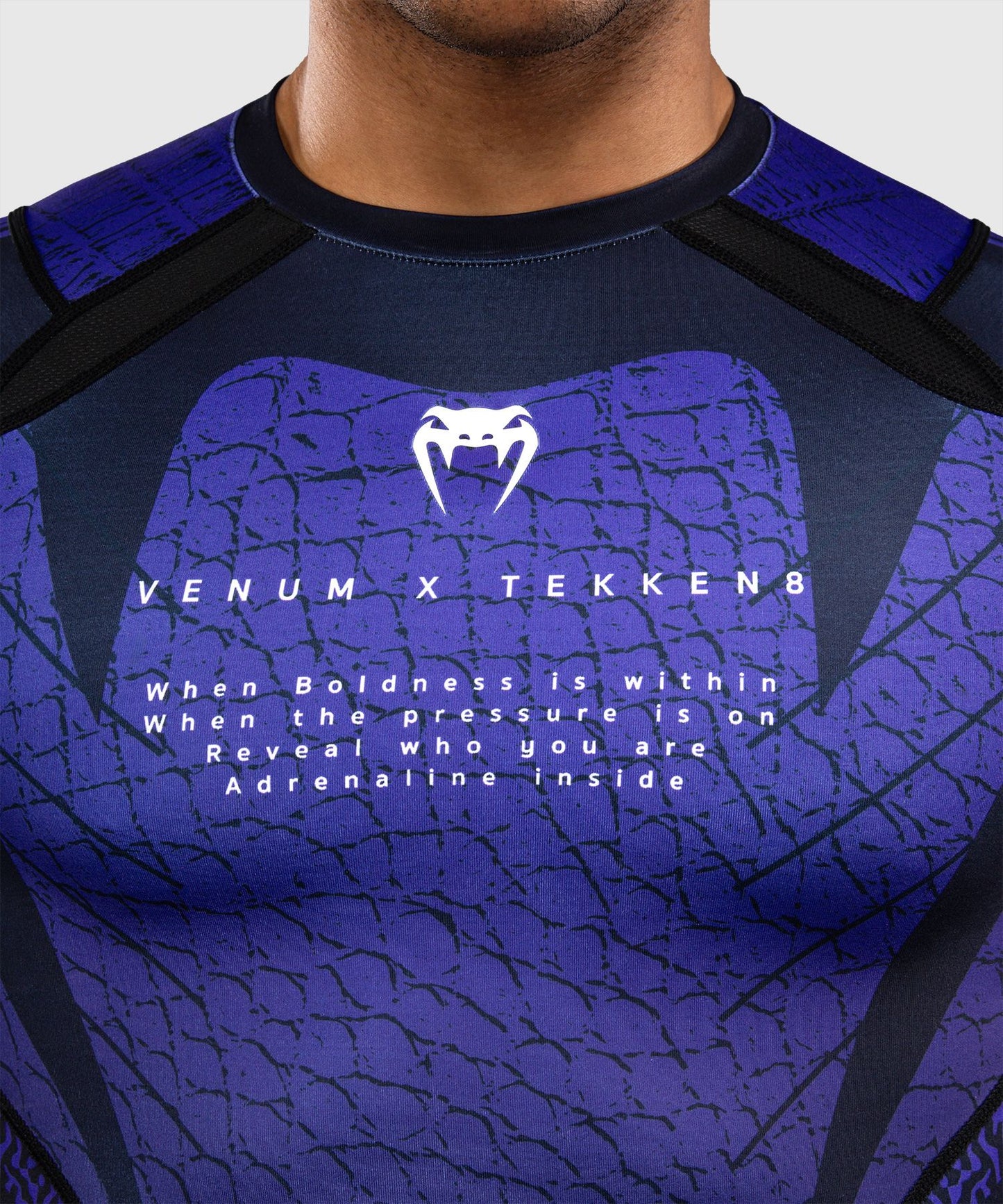 Venum x TEKKEN 8 Long Sleeve Rashguard - Kazuya - Black/Purple