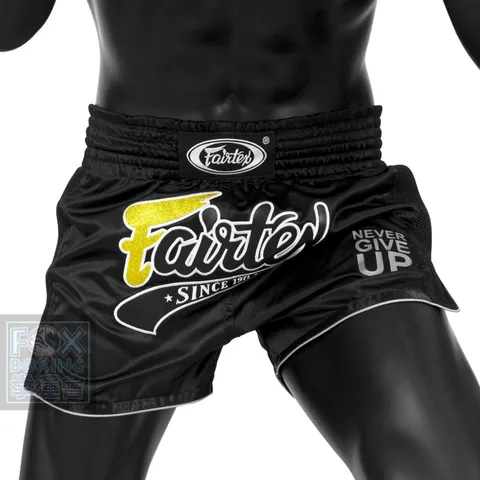 【FOX BOXING】FAIRTEX Muay Thai Shorts BS1708 Black