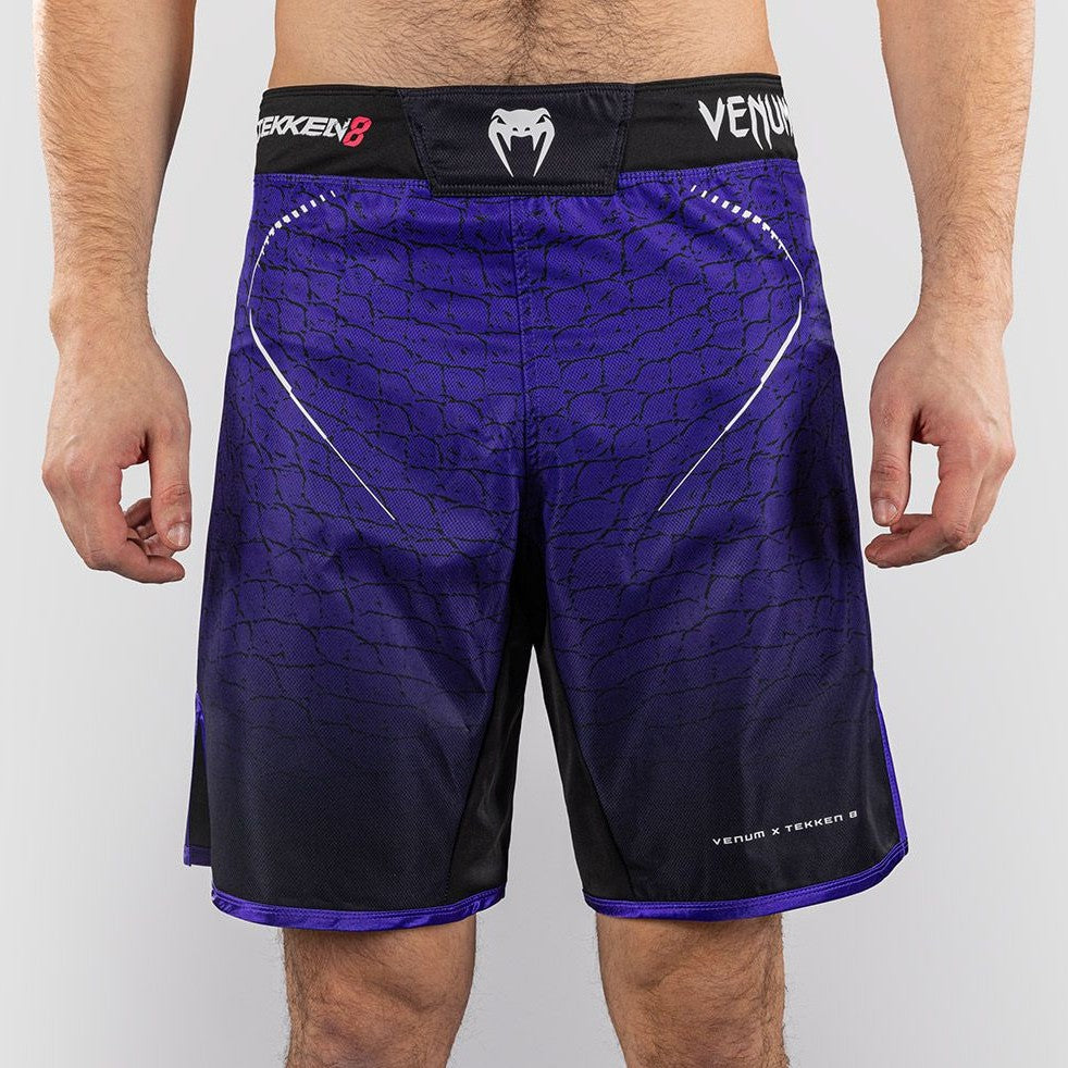 Venum x TEKKEN 8 Fight Shorts - Kazuya - Black/Purple