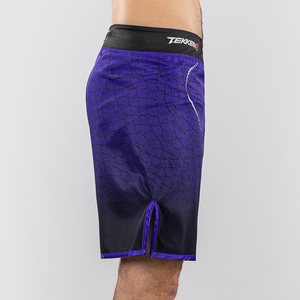 Venum x TEKKEN 8 Fight Shorts - Kazuya - Black/Purple