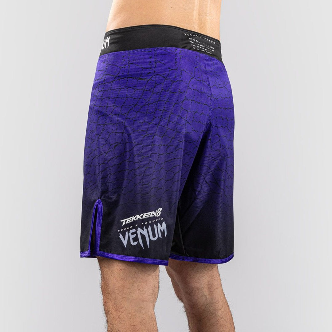 Venum x TEKKEN 8 Fight Shorts - Kazuya - Black/Purple