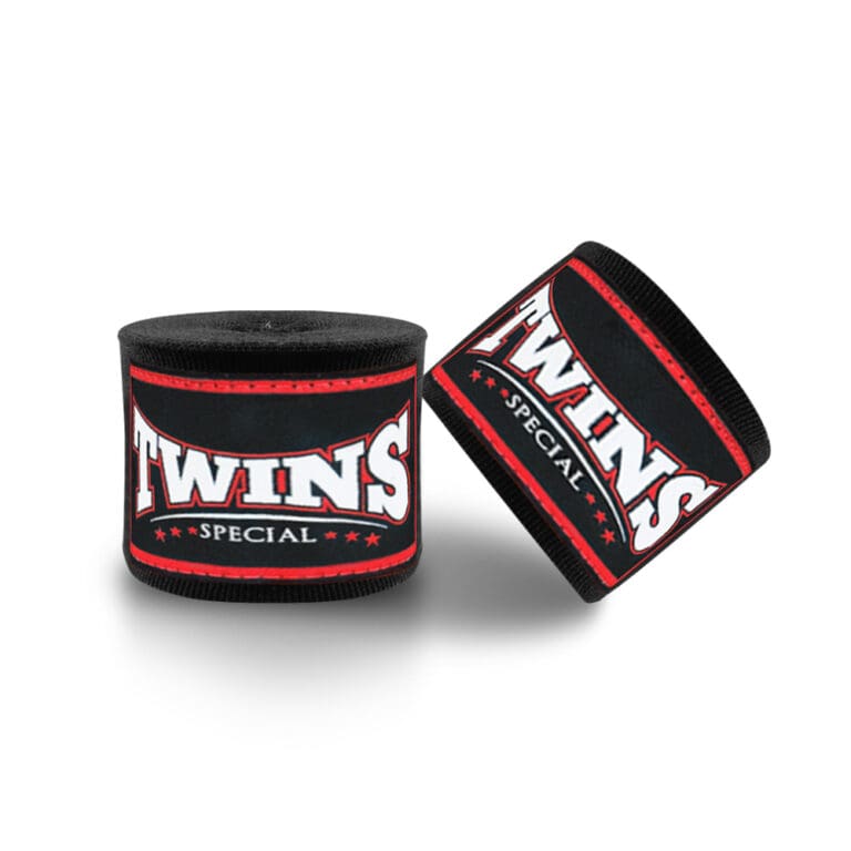 TWINS CH-6 Handwraps (Kids) Black (3 Meters)