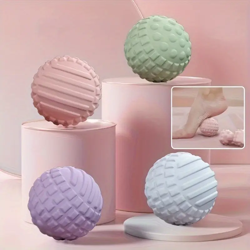 【FOX BOXING】FoxBoxing Textured Lacrosse Massage Ball - Light Blue