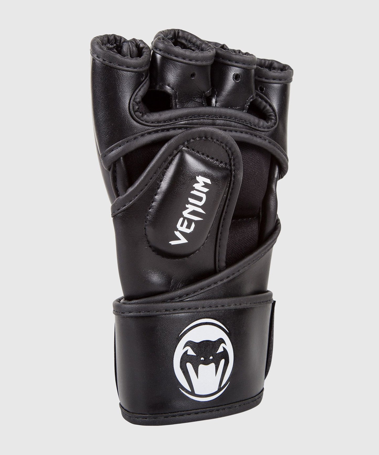 【Fox Boxing】Venum Impact MMA Gloves - Skintex Leather - Black