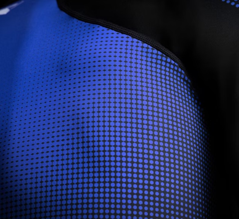 【FOX BOXING】Hayabusa Men’s Pro Ranked Short Sleeve Rash Guard Blue