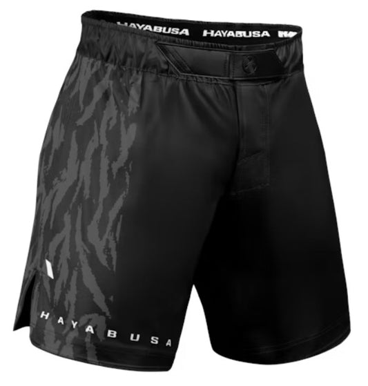 【FOX BOXING】Hayabusa Men’s Apex 3/4 Thigh Fight Shorts - Carbon Black