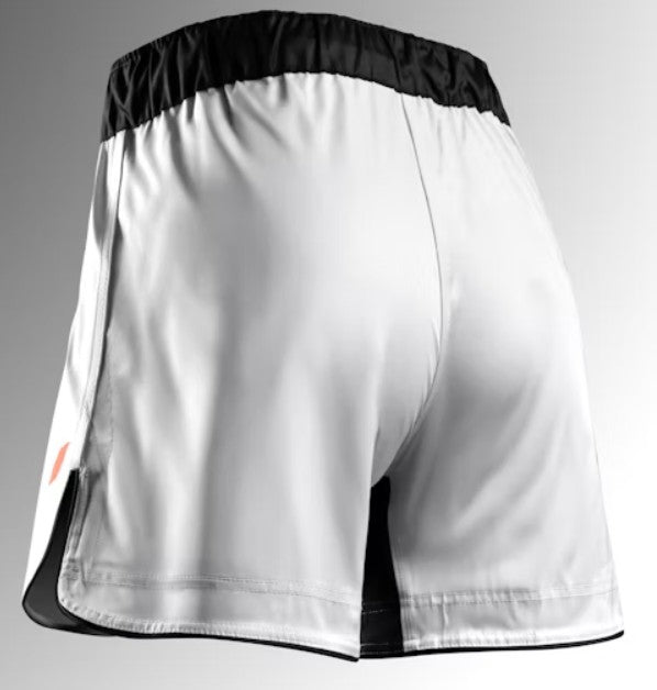 【FOX BOXING】Hayabusa Men’s Apex 3/4 Thigh Fight Shorts - Ash White