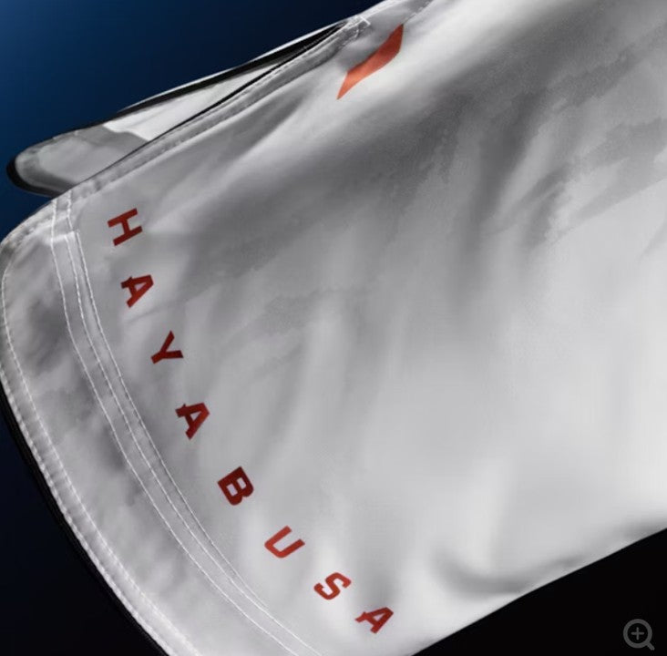 【FOX BOXING】Hayabusa Men’s Apex 3/4 Thigh Fight Shorts - Ash White