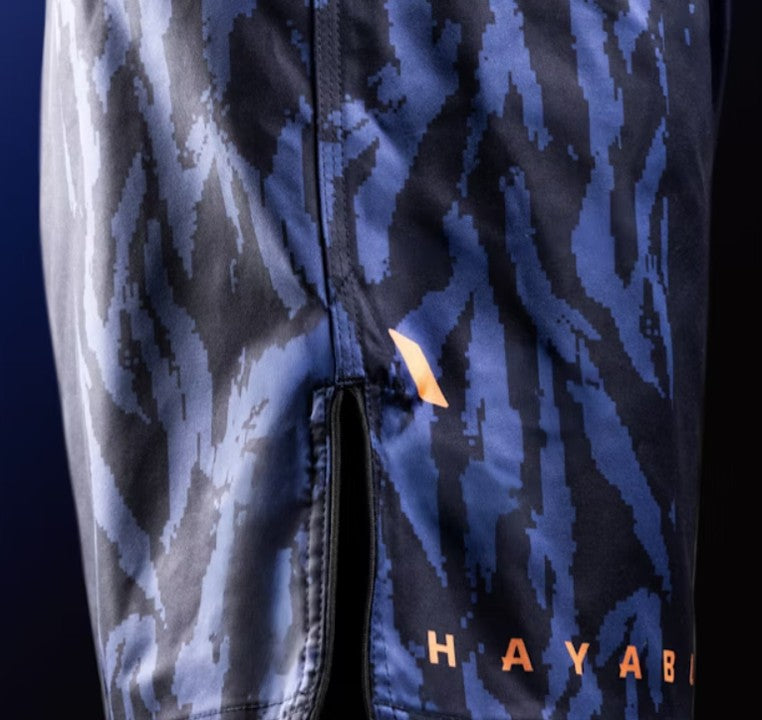 【FOX BOXING】Hayabusa Men’s Apex 3/4 Thigh Fight Shorts - Dusk Blue