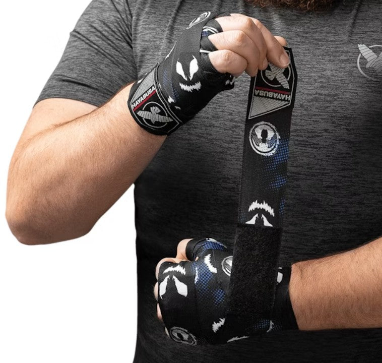 【FOX BOXING】Hayabusa Marvel Hero Elite Hand Wraps - Venom