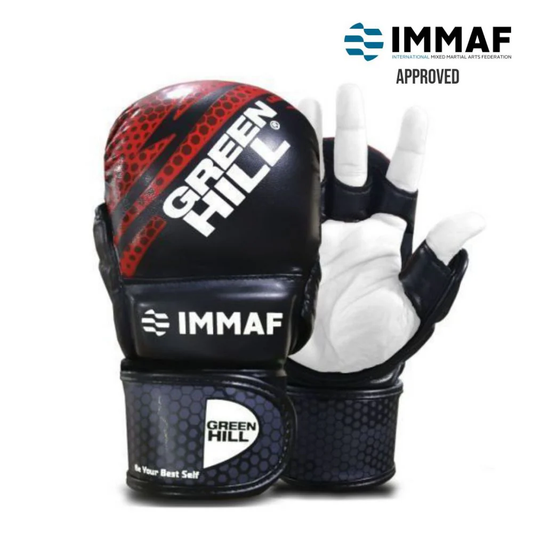 【Fox Boxing】GREEN HILL IMMAF APPROVED MMA GLOVES RED