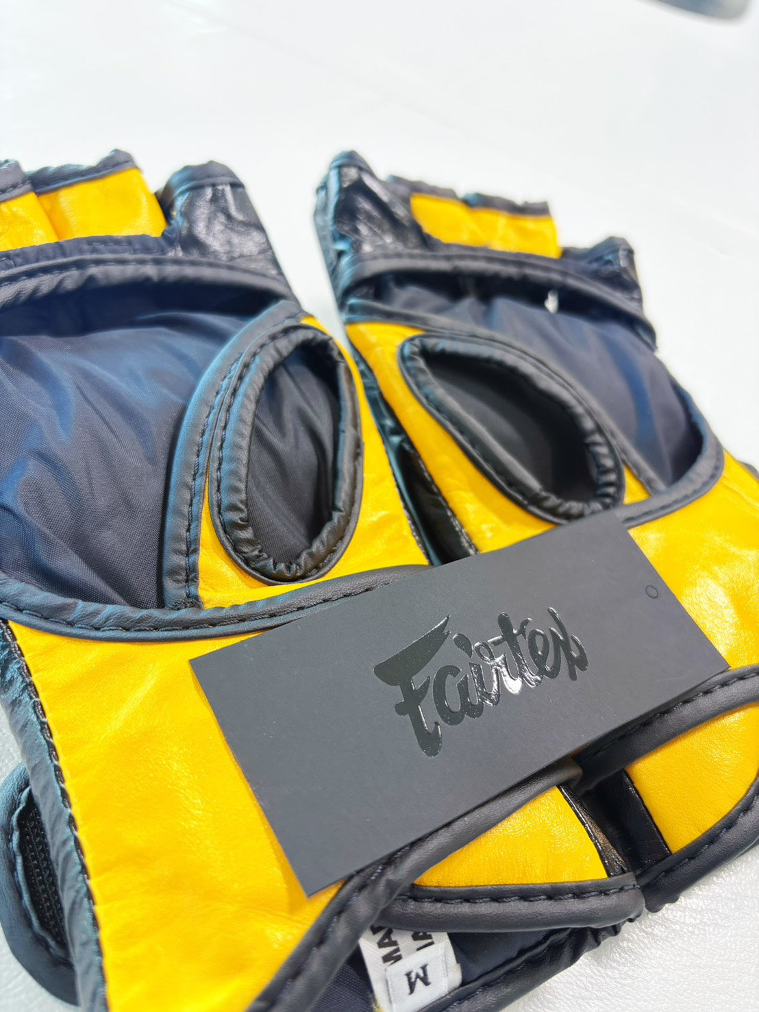 Fairtex FGV12 Ultimate Combat Gloves Black/Yellow