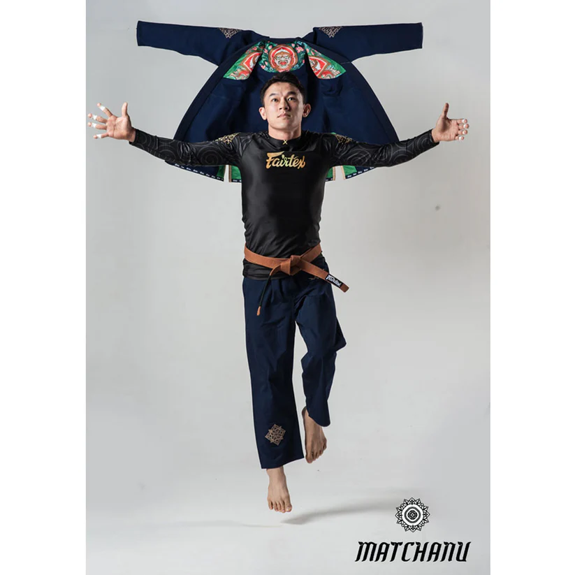 Fairtex BJJ Gi "Matchanu"BJJ2 Navy Blue A1