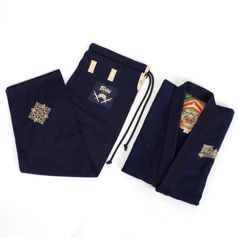 Fairtex BJJ Gi "Matchanu"BJJ2 Navy Blue A1