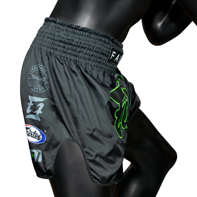 Fairtex Muay Thai Shorts BS1924 Racer Black